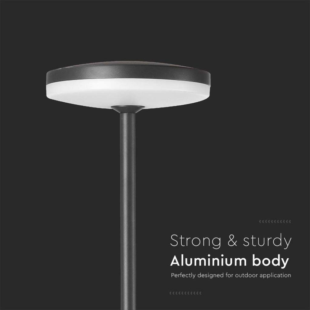 V-TAC Lampada LED da Giardino 12W con Picchetto a con Doppio Fissaggio a Terra Colore Antracite 4000K IP65 V-TAC Lampada LED da Giardino 12W con Picchetto a con Doppio Fissaggio a Terra Colore Antracite 4000K IP65